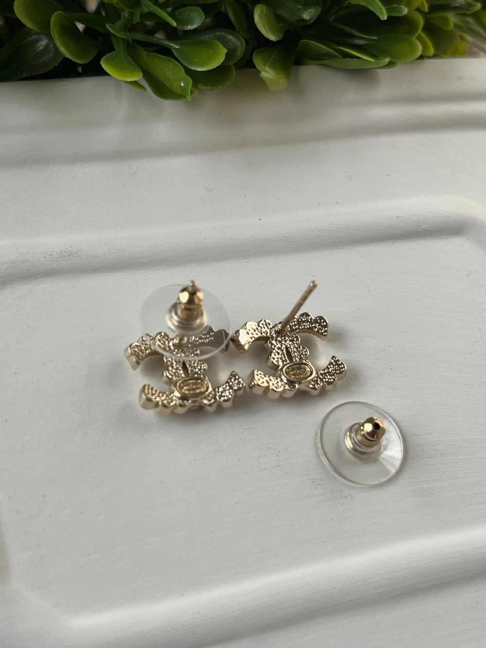 Vintage CHANEL Authentic Stud Earrings